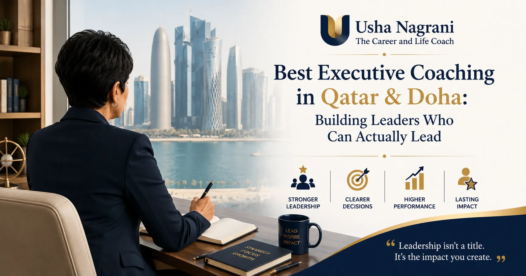Executive Coaching in Doha with Usha Nagrani for Leadership & Career Clarity