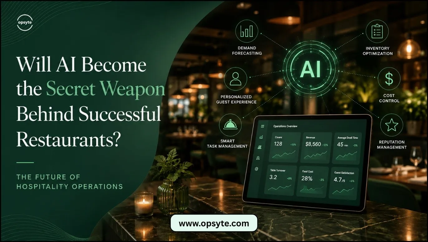 Will AI Become the Secret Weapon Behind Successful Restaurants? The Future of Hospitality Operations
