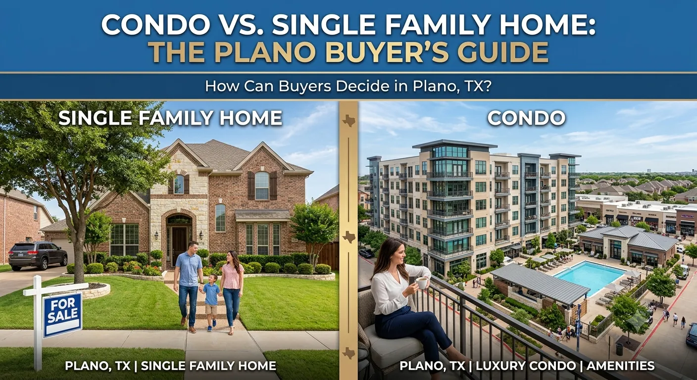 How Can Buyers Decide Between a Condo and a Single Family Home in Plano, TX?