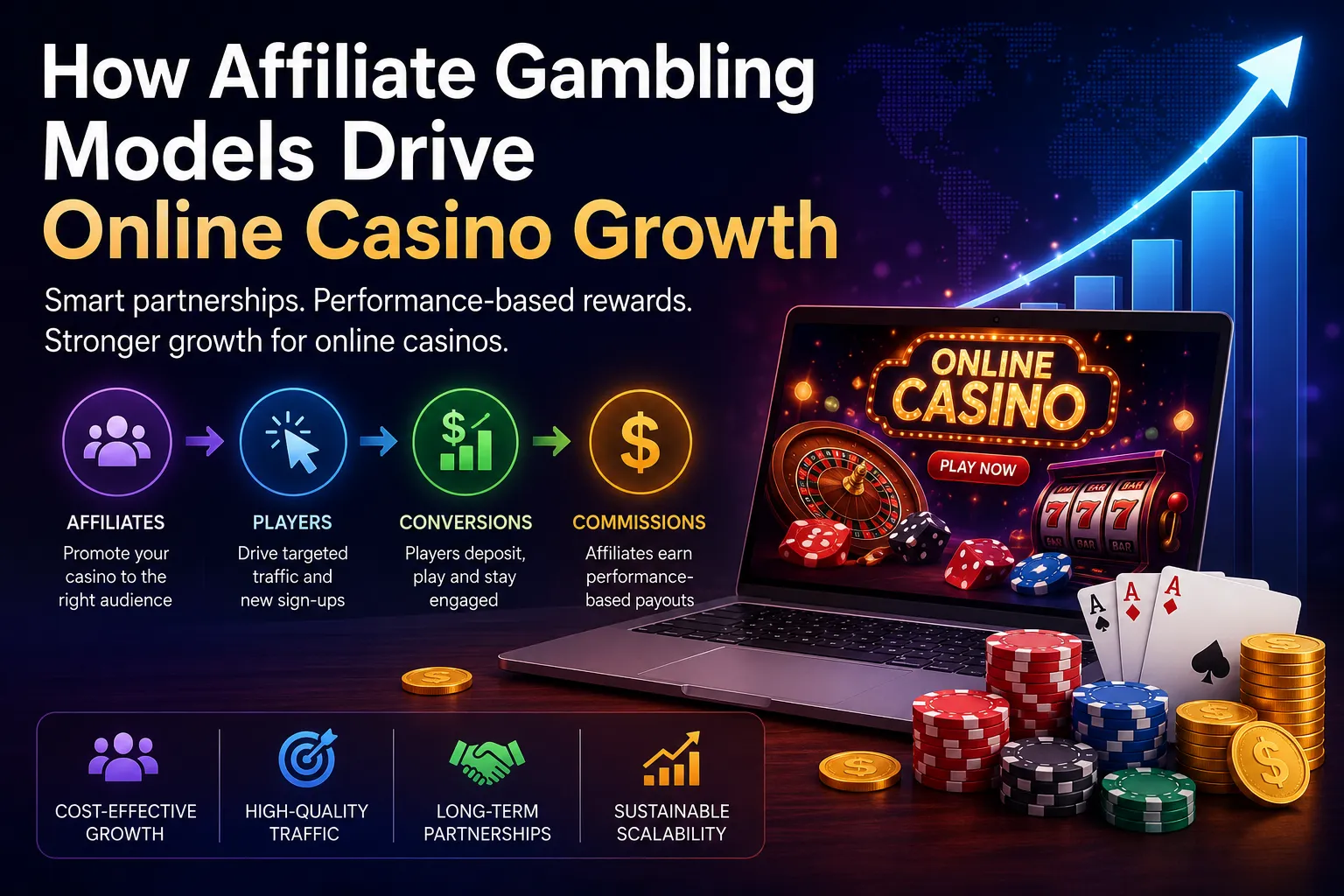 How Affiliate Gambling Models Drive Online Casino Growth