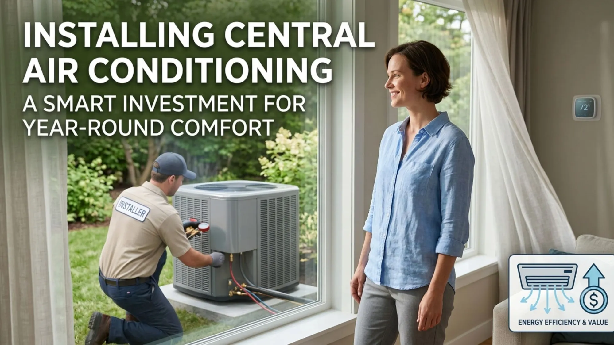 Installing Central Air Conditioning: A Smart Investment for Year-Round Comfort