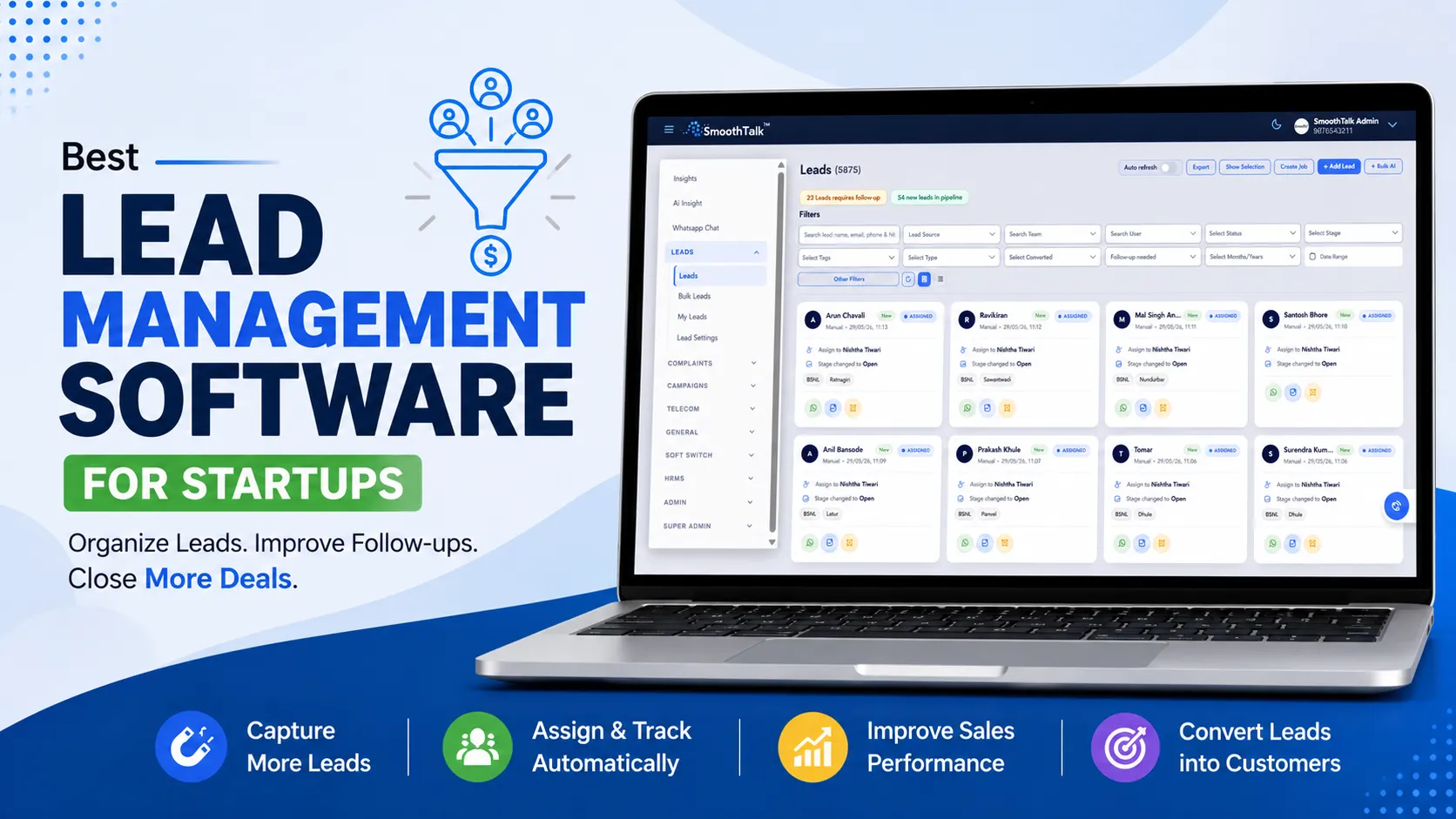 Best Lead Management Software for Startups: Why Every Growing Business Needs It