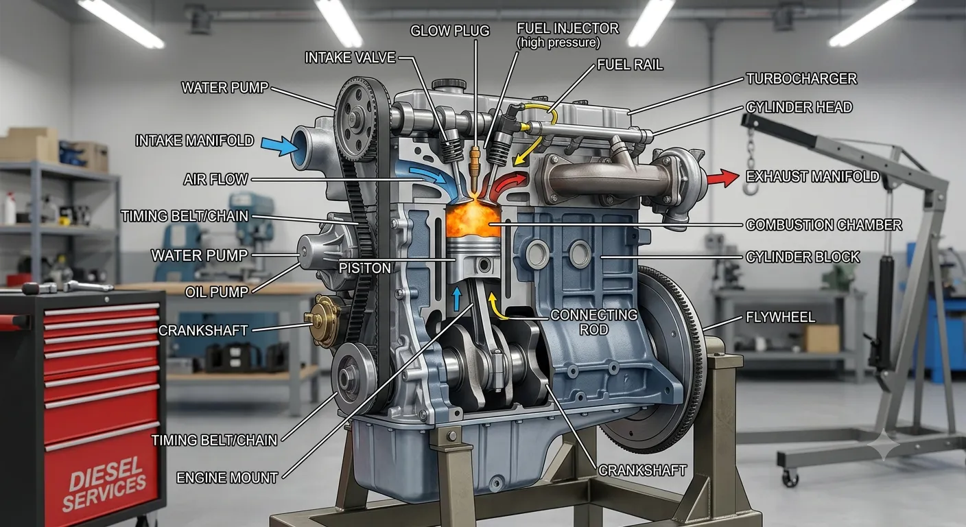 Parts of a Diesel Engine: Understanding the Components That Keep Heavy Machinery Running: