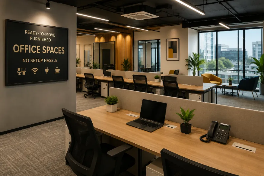 Ready-to-Move Furnished Office Spaces in Ahmedabad — No Setup Hassle