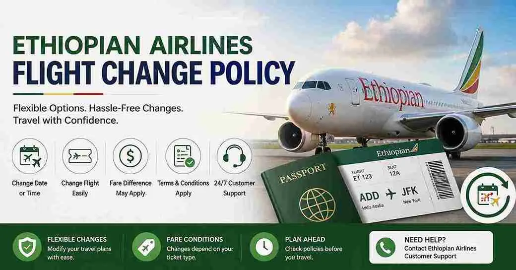How Does the Ethiopian Airlines Flight Change Policy Work?