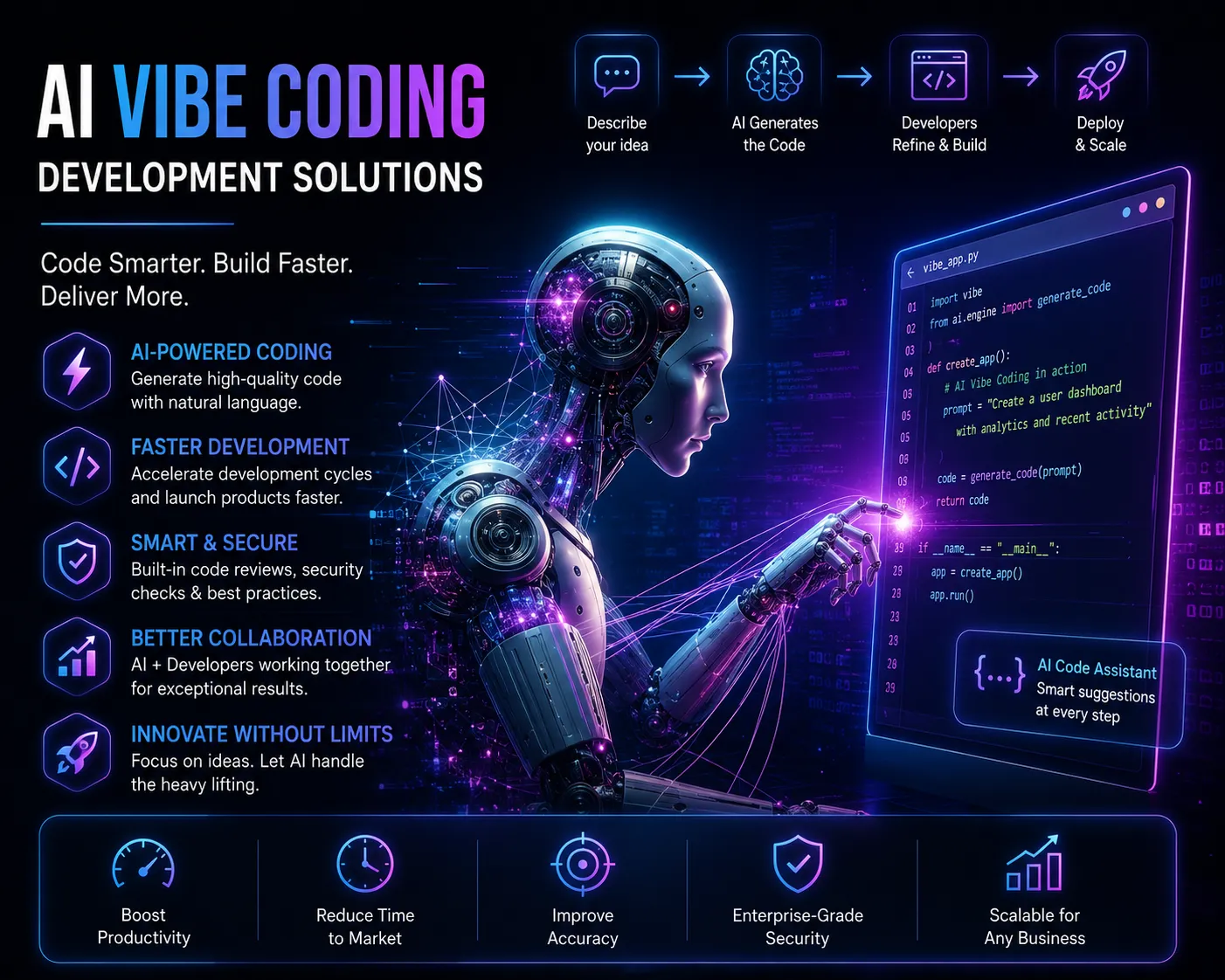 AI Vibe Coding Development Solutions: What Businesses Should Expect