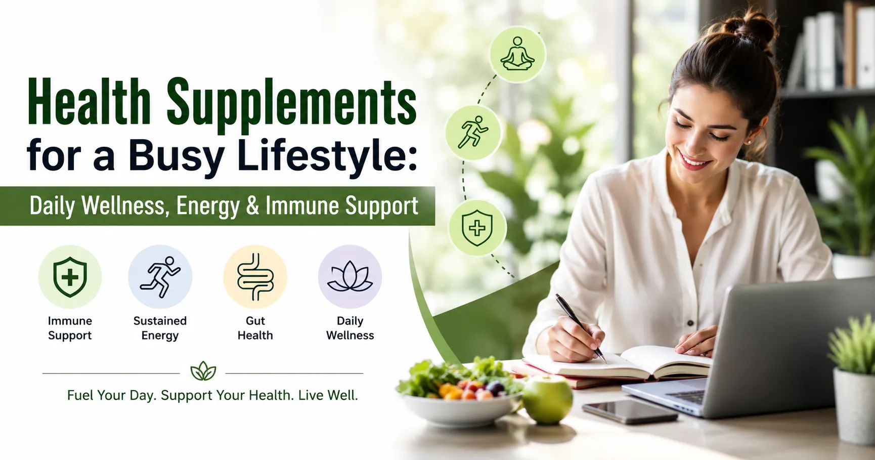 Health Supplements for a Busy Lifestyle: Daily Wellness, Energy & Immune Support