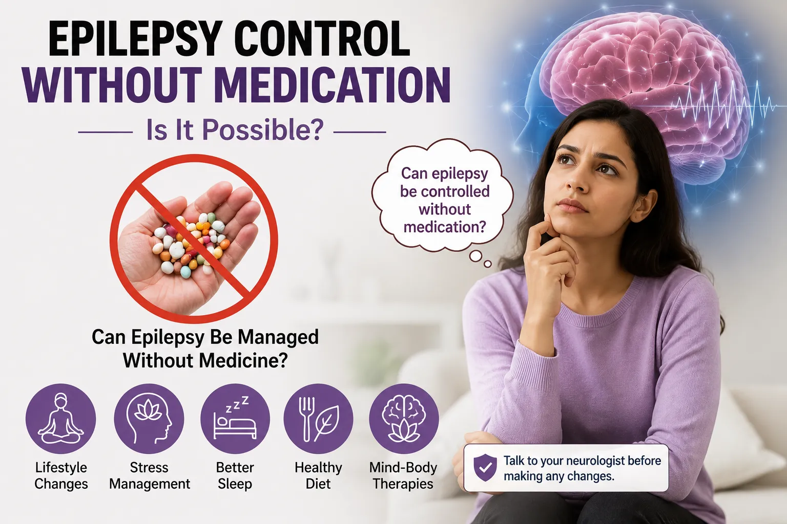 Controlling Epilepsy Without Medication: Risks, Options, and Facts