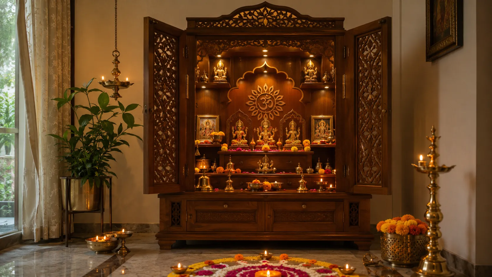 Why a Pooja Cabinet Is the Perfect Addition to Your Prayer Space