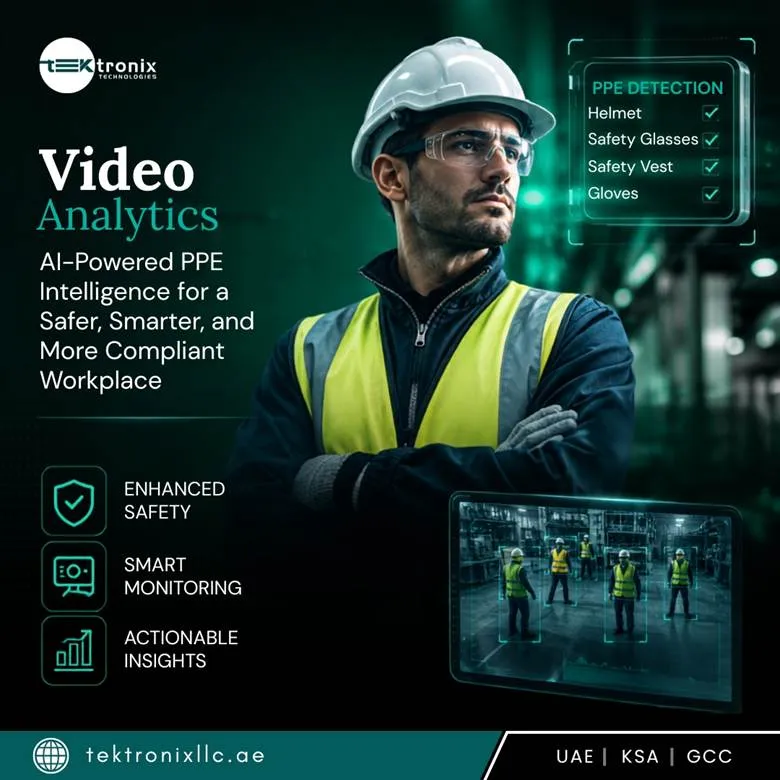 Video Analytics PPE Detection for Industrial Safety in the UAE