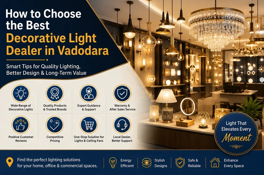 How to Choose the Best Decorative Light Dealer in Vadodara