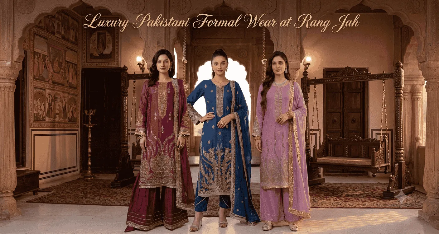 Redefine Elegance with Pakistani Formal Wear at Rang Jah