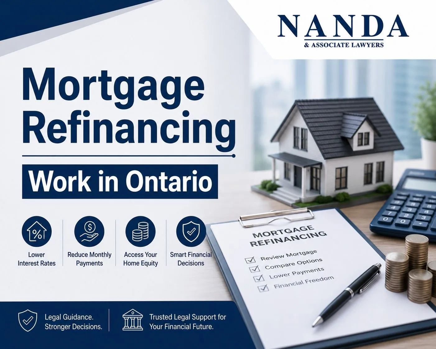 How Does Mortgage Refinancing Work in Ontario? Legal Questions Homeowners Should Ask Before Signing