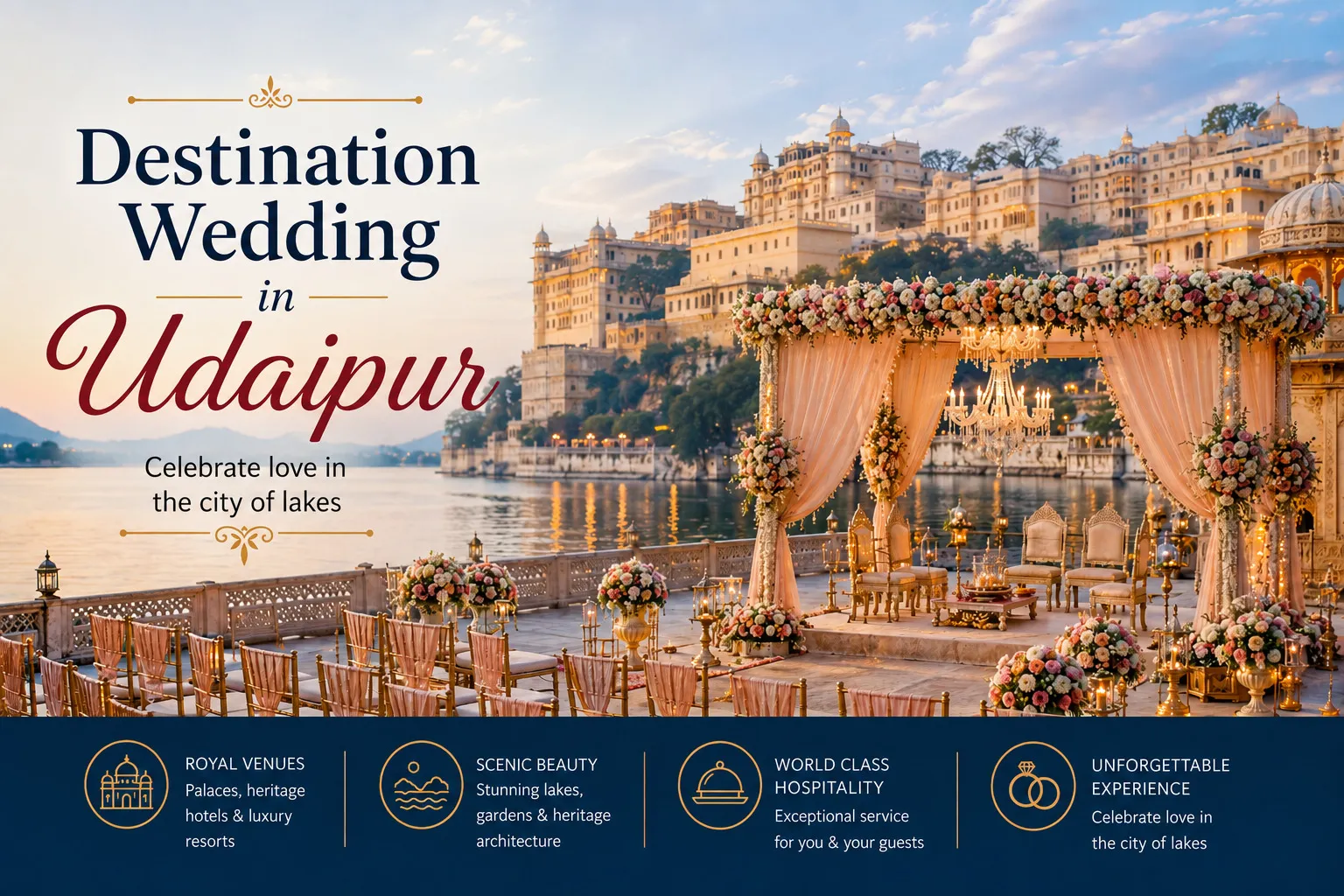 Udaipur Destination Wedding: Celebrate Your Special Day in the City of Lakes