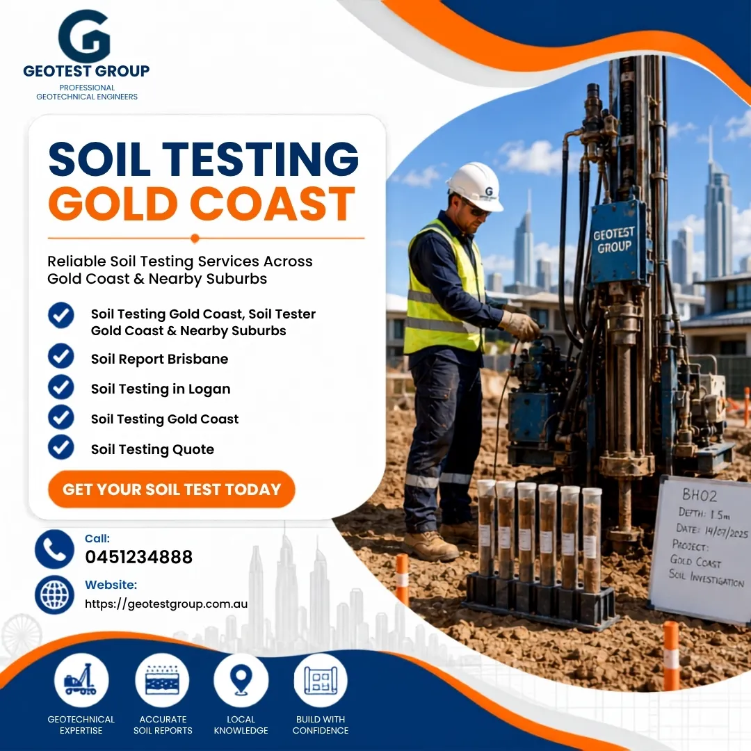 Soil Testing Gold Coast Build with Confidence from the Ground Up