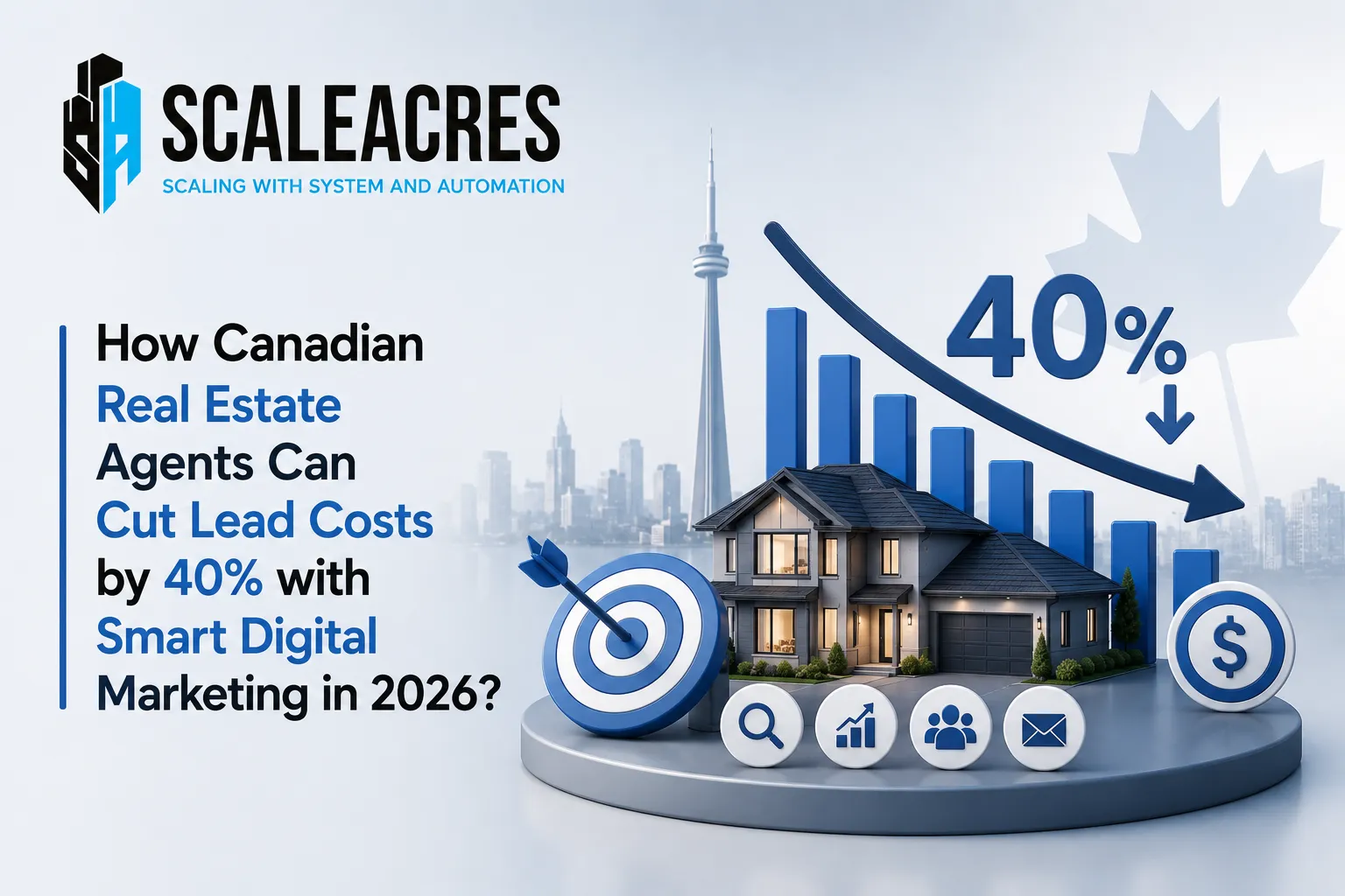 How Canadian Real Estate Agents Can Cut Lead Costs by 40% with Smart Digital Marketing in 2026 ?