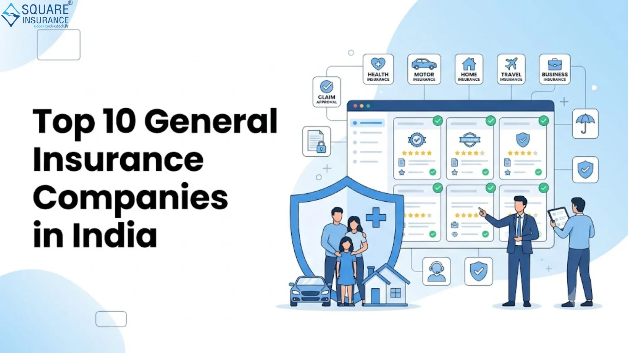 Top 10 General Insurance Companies in India for Better Coverage