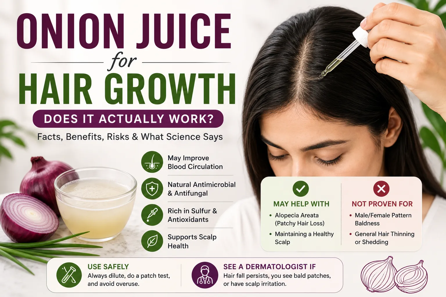 Onion Juice for Hair Growth: Does It Really Help with Hair Fall?