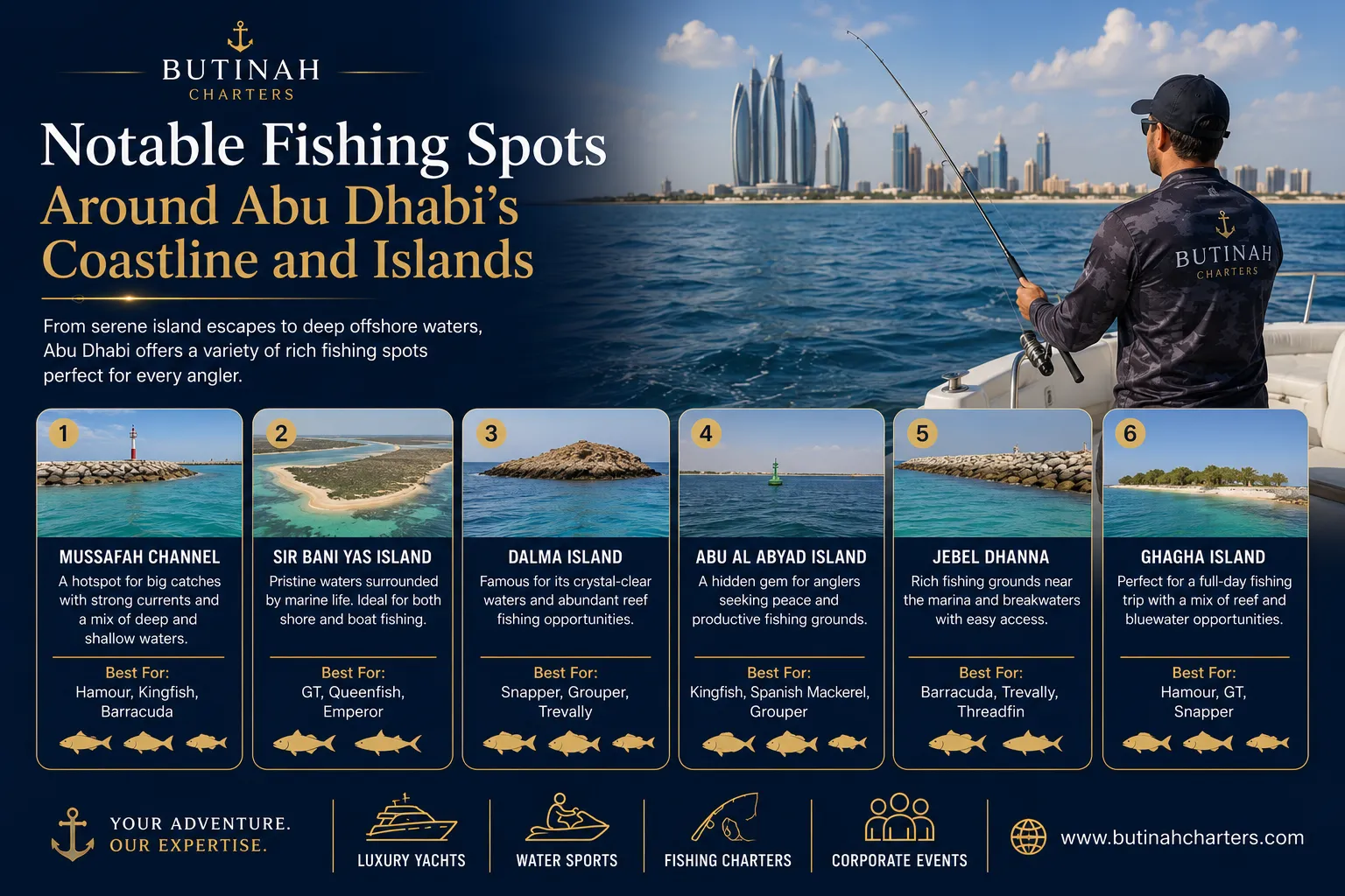 Best Fishing Seasons and Spots Around Abu Dhabi's Waters