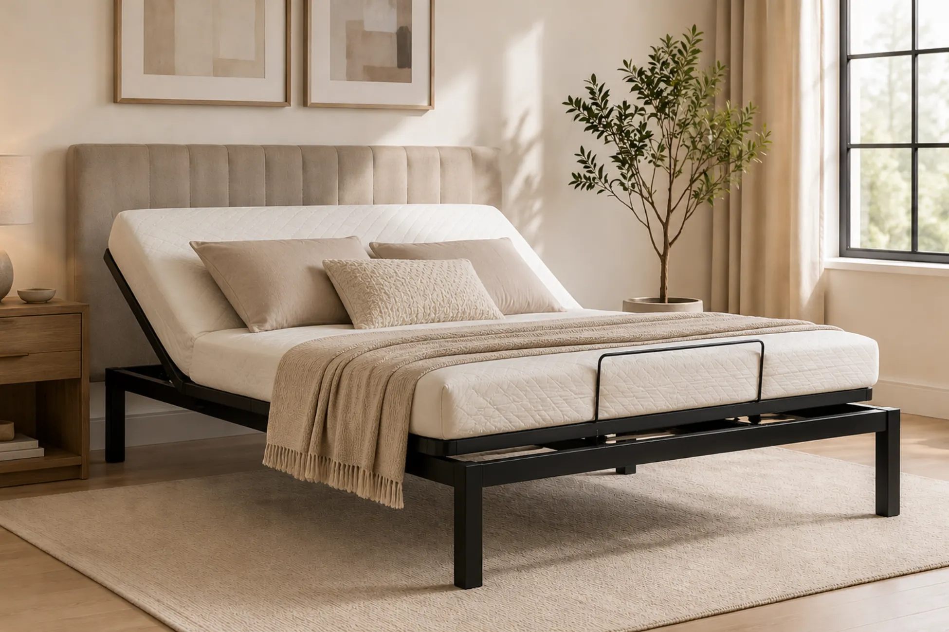 Adjustable Steel Bed Frame: Improve Your Sleep with Smart Features