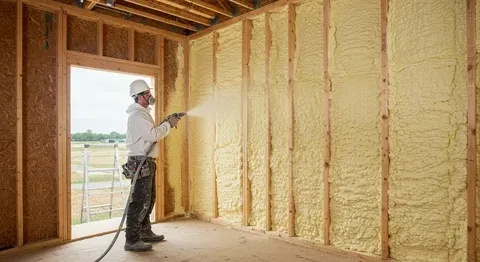 How Does Exposed Ceiling Spray Insulation Protect New Construction Projects in Driggs, ID?
