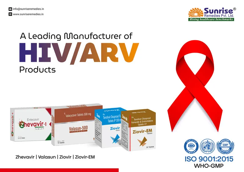HIV/ARV Products Manufacturing by Sunrise Remedies