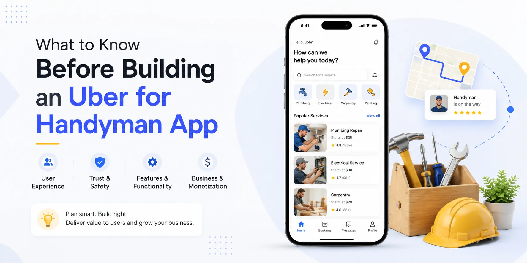 What to Know Before Building an Uber for Handyman App