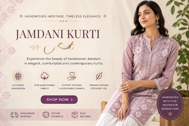 Beginner's Guide: Everything to Know Before Buying a Jamdani Kurti Set