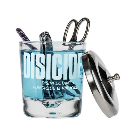 Disicide Small Sterilising Glass Jar 160 ml - Hair and Beauty World