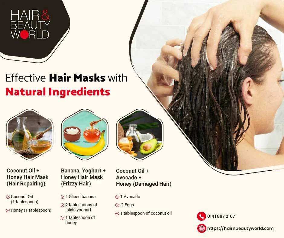 Natural Hair Masks Suggested by Salon Service in The UK