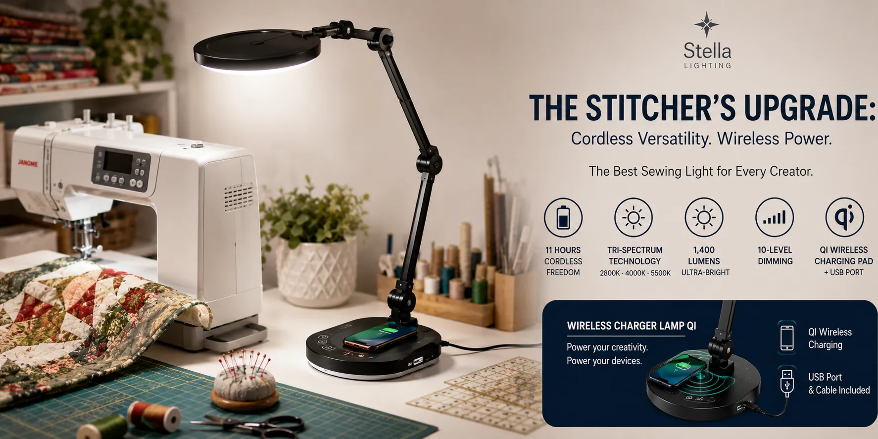 The Stitcher’s Upgrade: Why Cordless Versatility and Wireless Power Are Redefining Modern Sewing Spaces