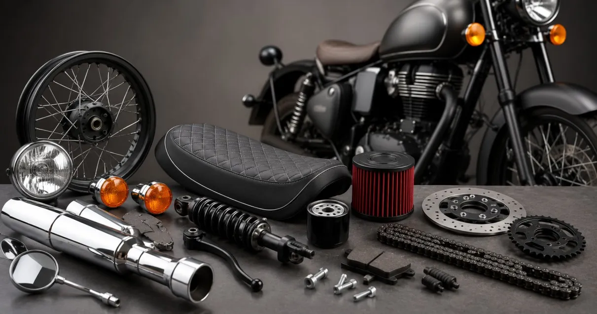 Why are high-quality Royal Enfield parts essential for the bike's long-term good performance