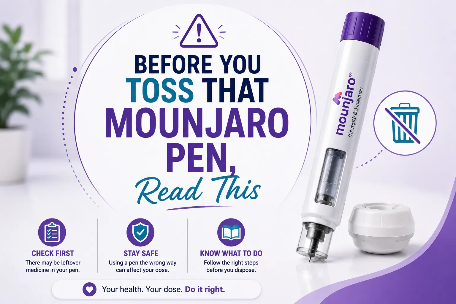 Before You Toss That Mounjaro Pen, Read This