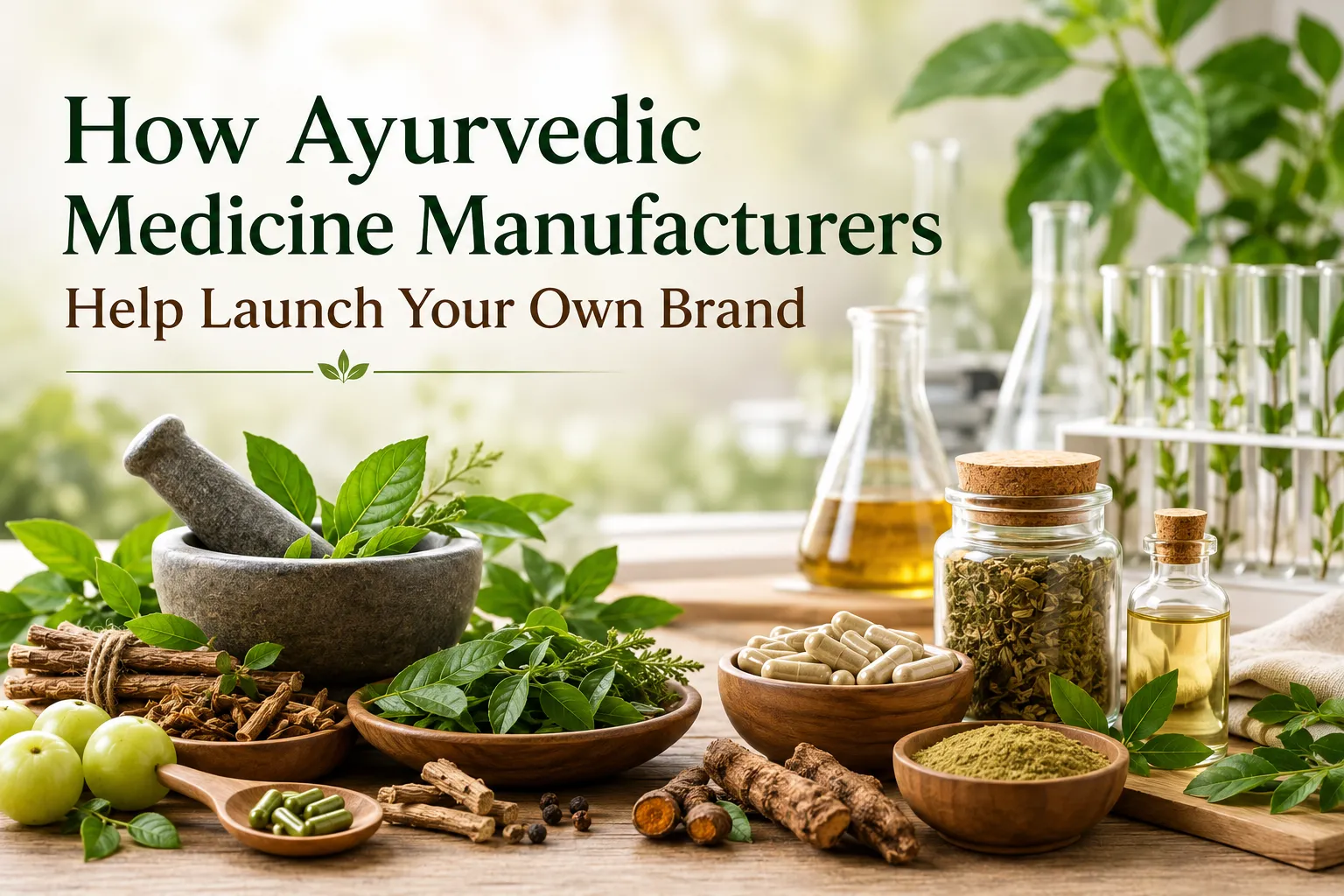 How Ayurvedic Medicine Manufacturers Help Launch Your Own Brand