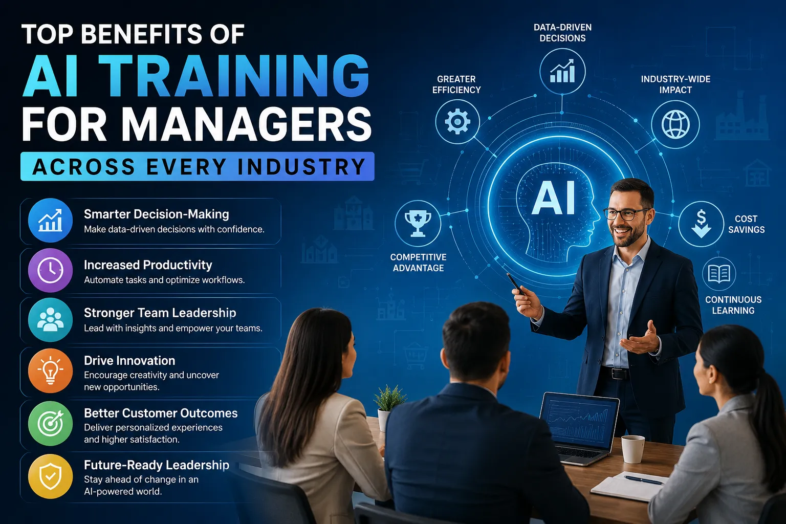 Top Benefits of AI Training for Managers Across Every Industry