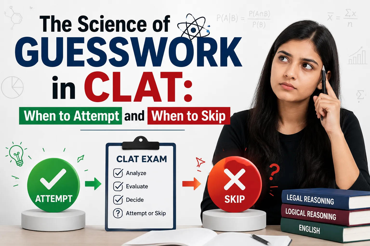 The Science of Guesswork in CLAT: When to Attempt and When to Skip