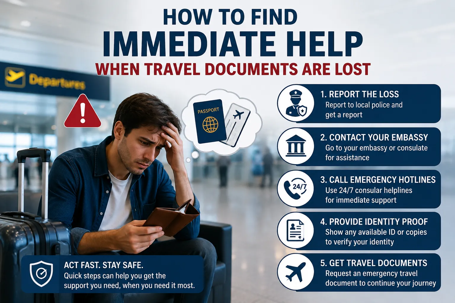 How To Find Immediate Help When Travel Documents Are Lost
