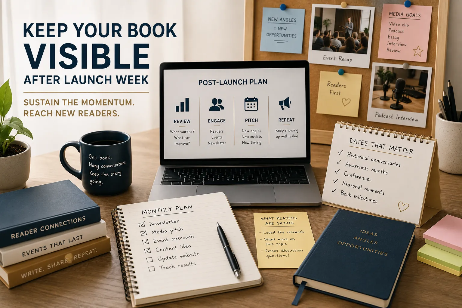 How to Keep Your Book Visible After Launch Week
