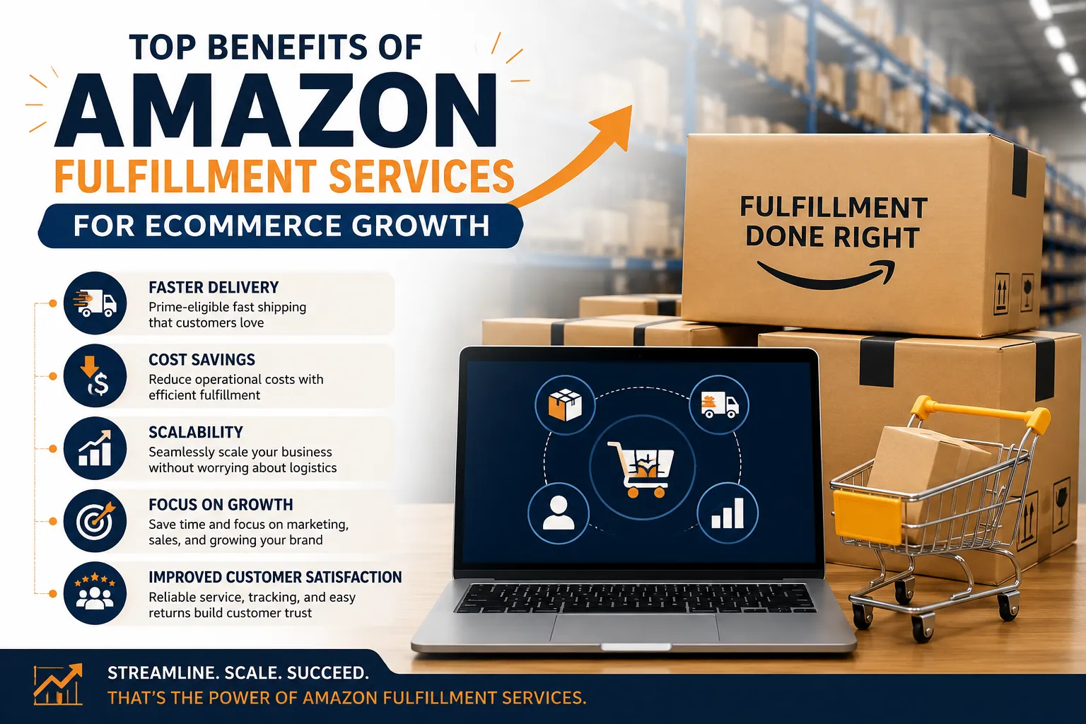 Top Benefits of Amazon Fulfillment Services for eCommerce Growth