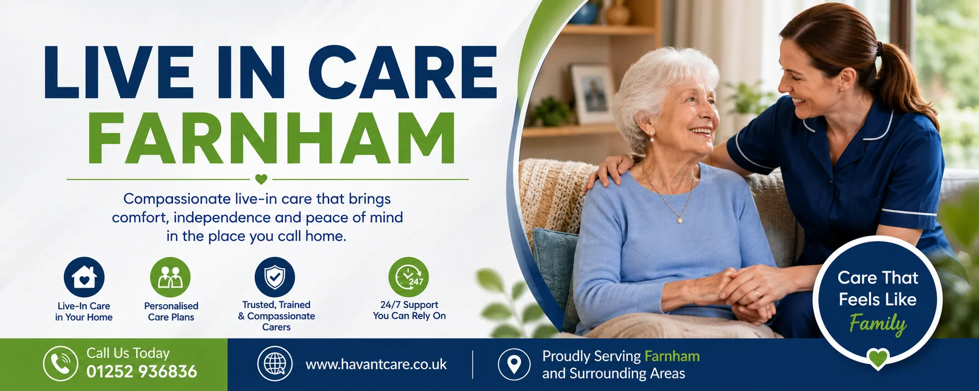 Live In Care Farnham: Helping Loved Ones Stay Safe at Home