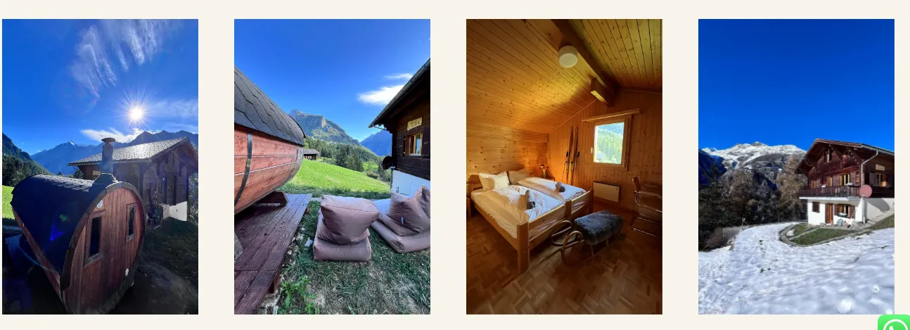 Chalet with Sauna Switzerland | Chalet S'zähni in Grächen