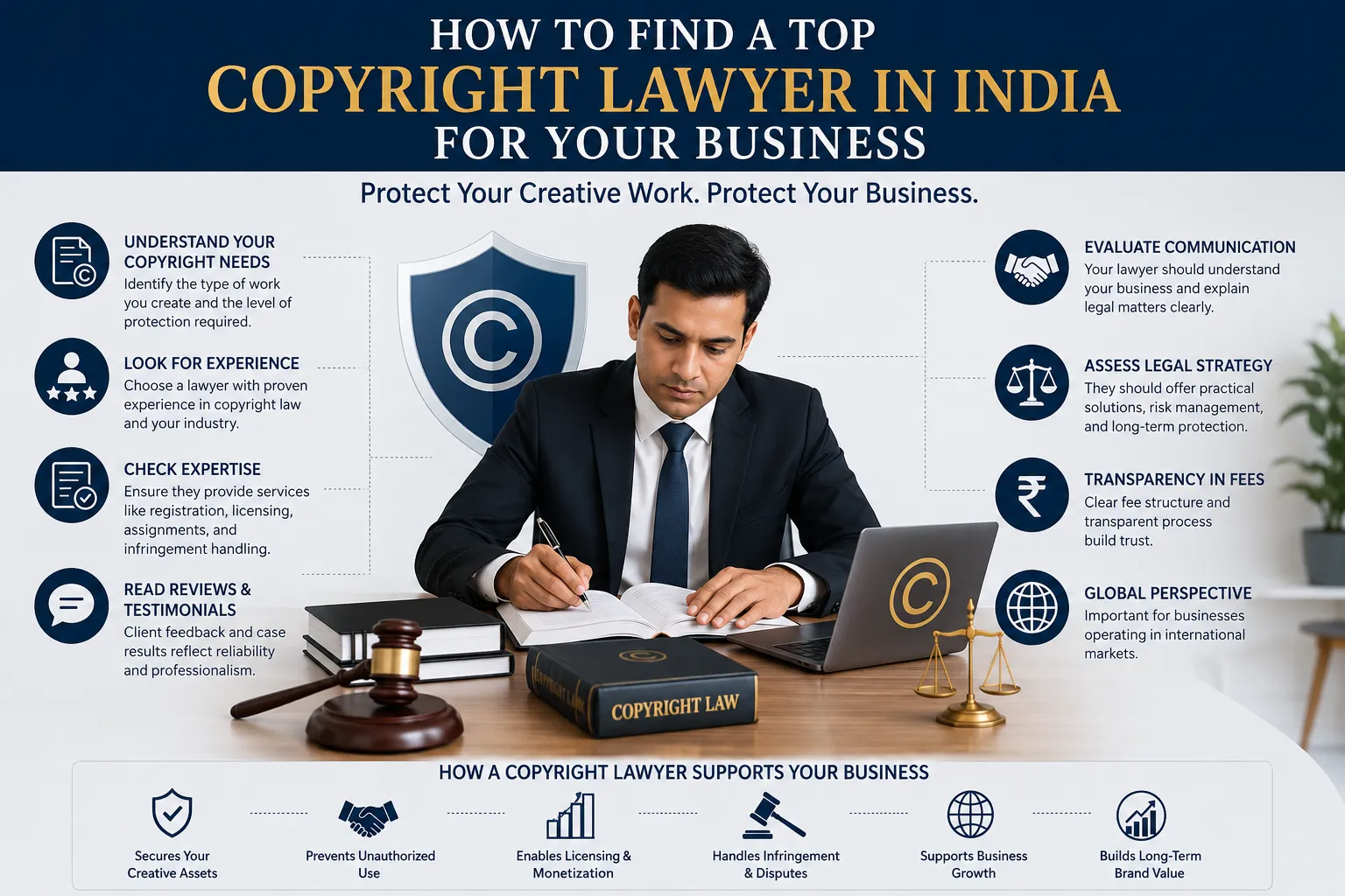 How to Find a Top Copyright Lawyer in India for Your Business