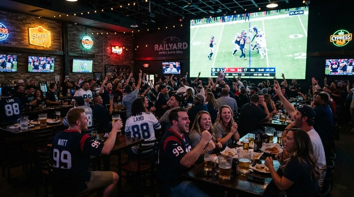 Why Big Screen Sports Viewing In Cypress, TX Creates The Best Game-Day Experience