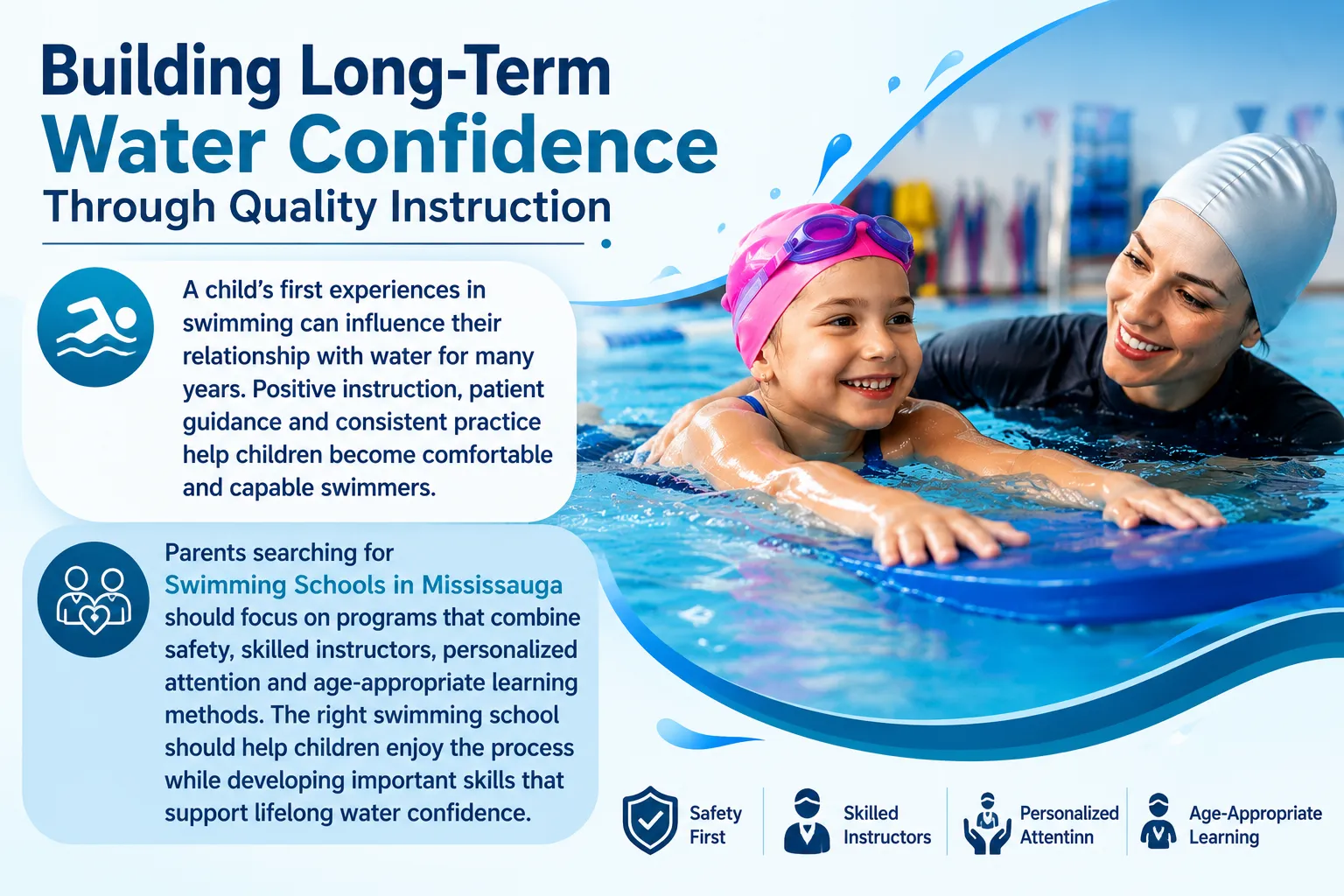 How to Choose the Right Swimming Schools in Mississauga for Your Child’s Safety and Skill Development