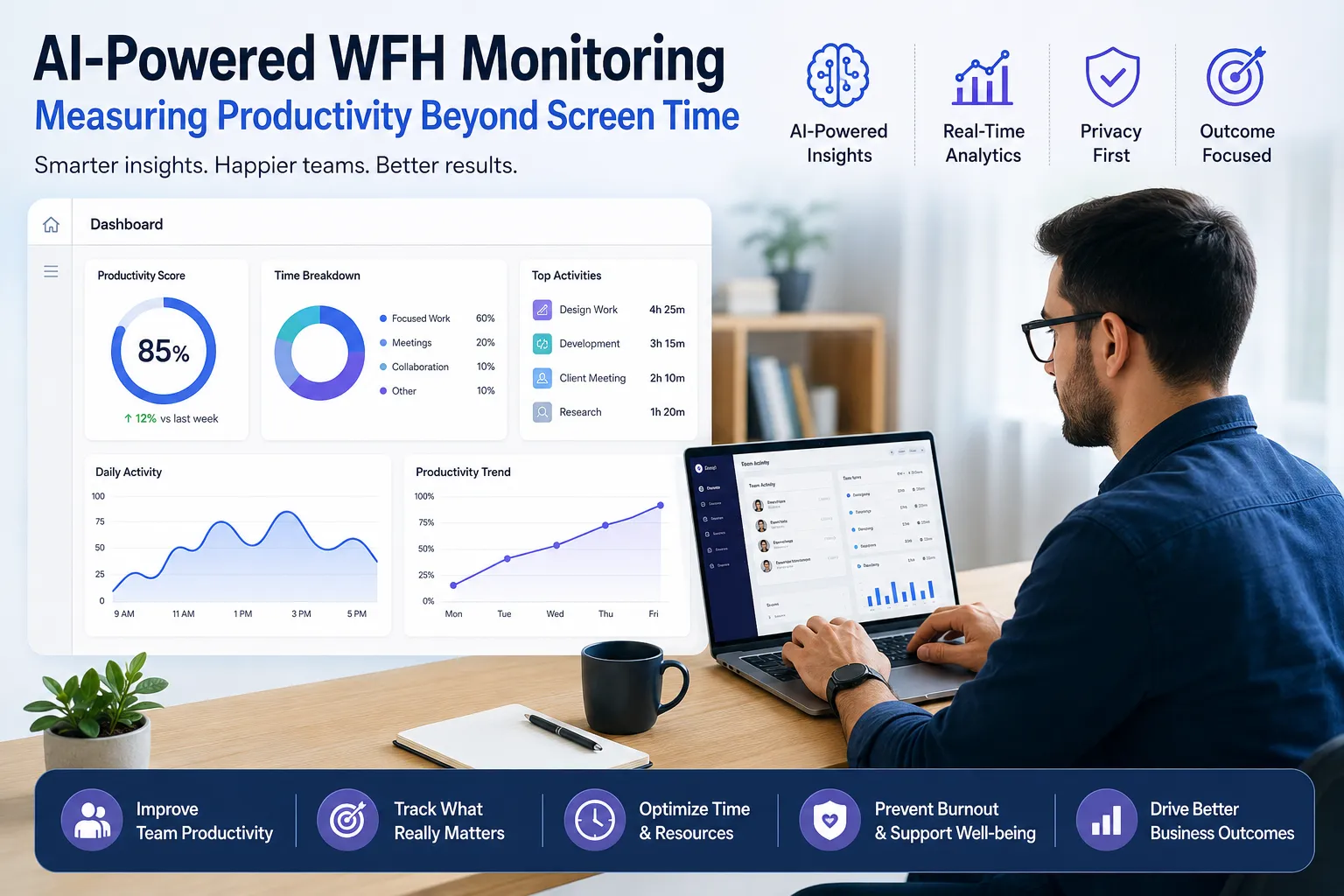 AI-Powered WFH Monitoring: How Modern Teams Measure Productivity Beyond Screen Time