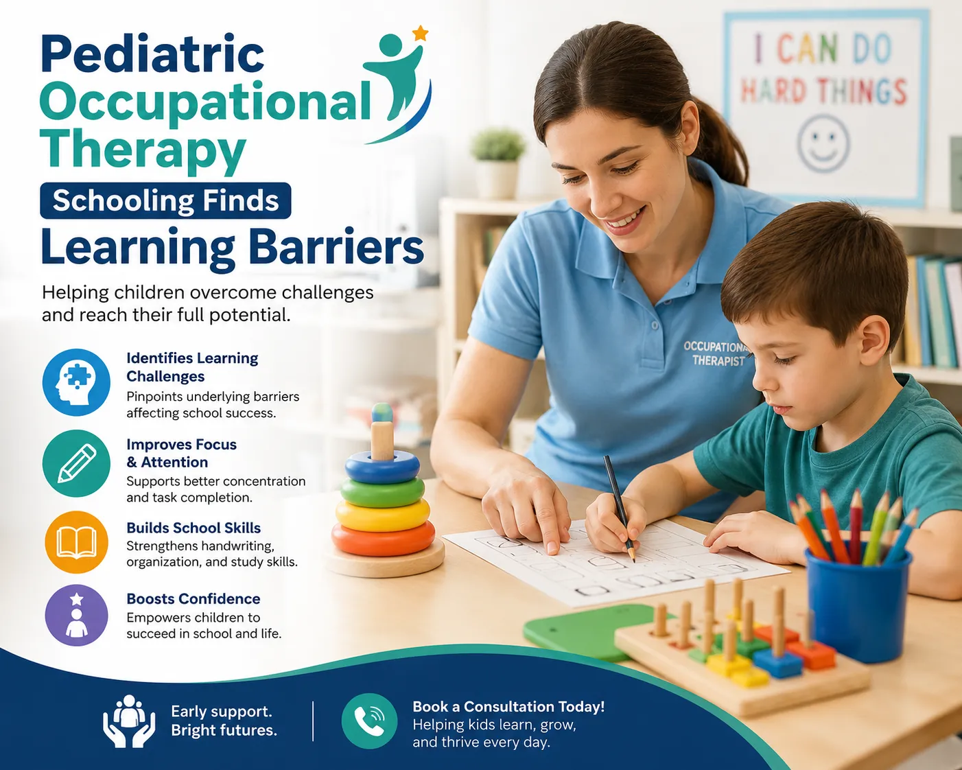 How Pediatric Occupational Therapy Helps Children Become Independent Learners