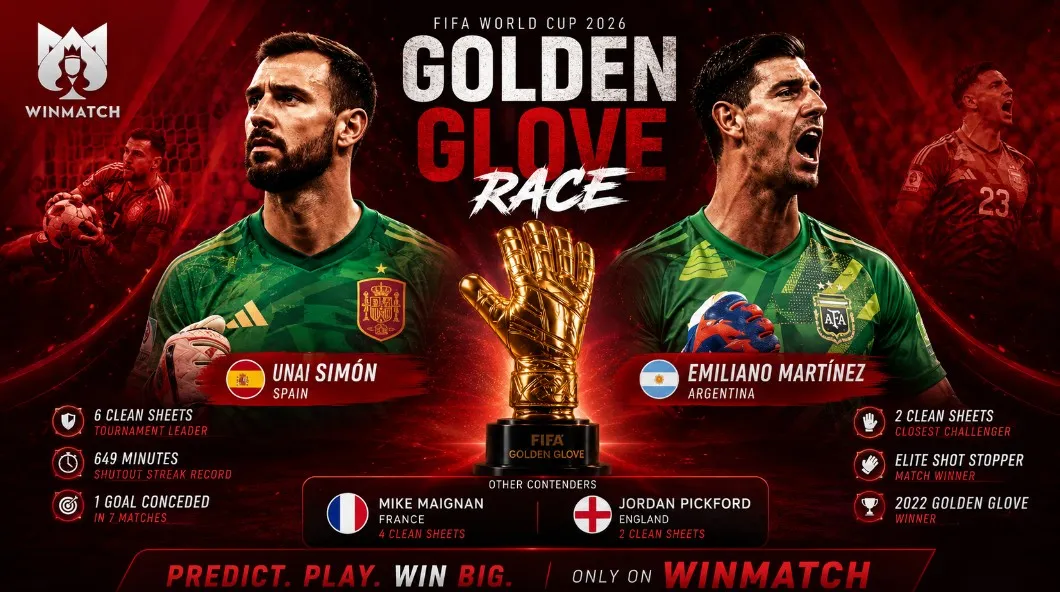 World Cup 2026 Golden Glove Race Highlights on winmatch