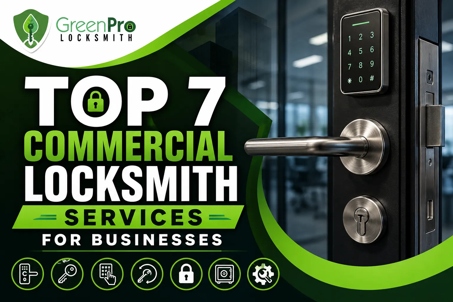 Top 7 Commercial Locksmith Services for Businesses