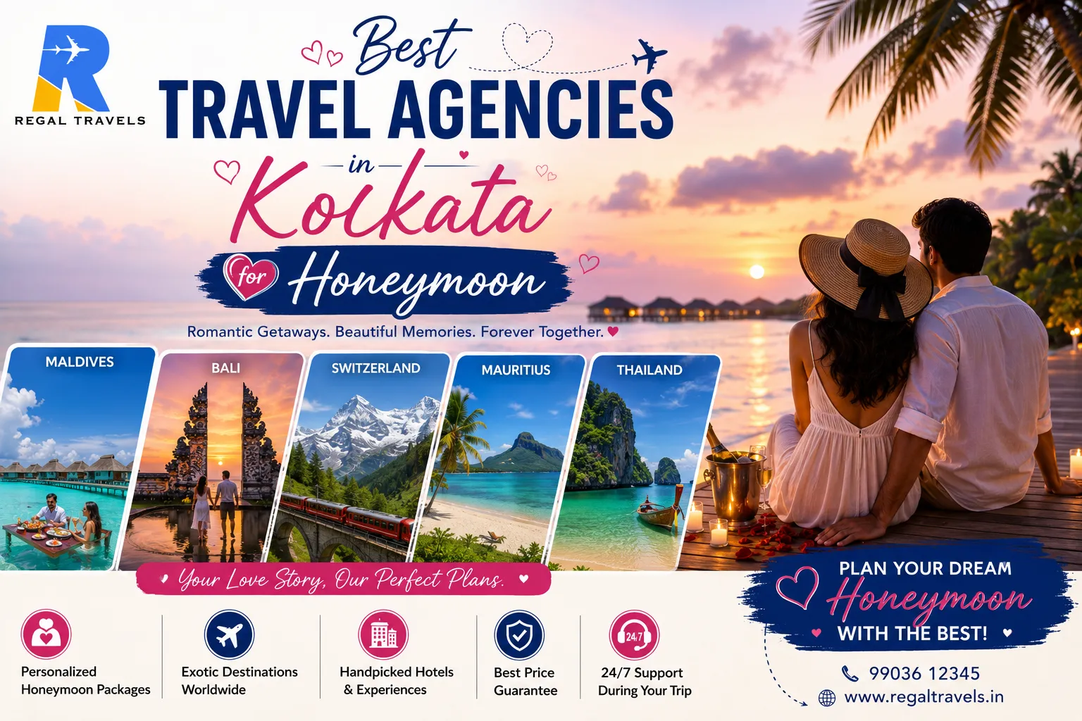 Best Travel Agencies in Kolkata for Honeymoon Packages