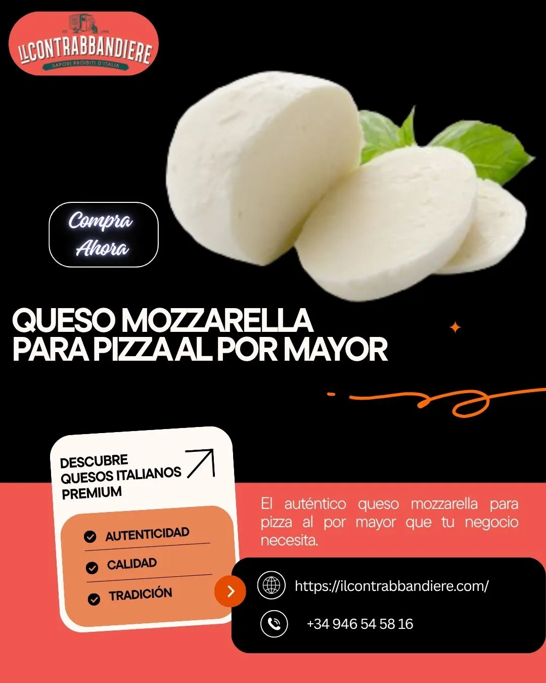 Queso Mozzarella Para Pizza Al Por Mayor- Ilcontrabbandiere